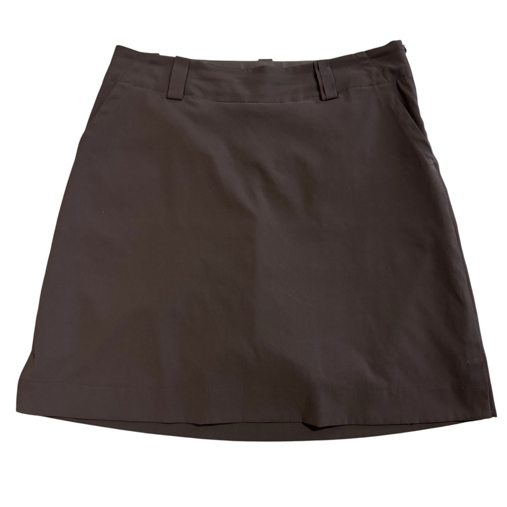 Nike Dri Fit Chocolate Brown Golf Athletic Skirt Skort Size 6
